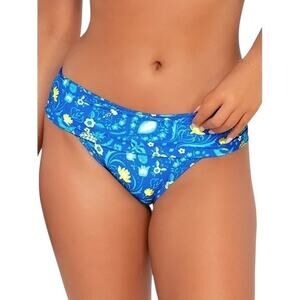NWT! Sunsets Unforgettable Bikini Swim Bottoms in Pineapple Grove - Size Large